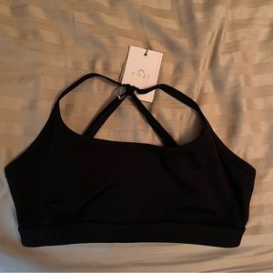 Cozi NWT Black Sports Bra